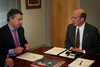 Argazkia: EAJren EBBren presidente Iigo Urkullu Pennsylvaniako Gobernuaren Garapen idazkari Denis Yablonsky-r