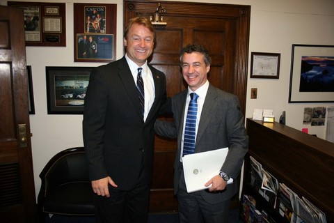 Argazkia: Iigo Urkullu Washington-en Dean Heller Kongresistarekin