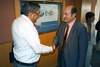 Argazkia: Ortuzar eta Rango Rao,Hyderabadko Indian School of Businessko dekanoa