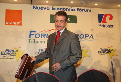 Argazkia: Iigo Urkulluren hitzaldia Forum Europan